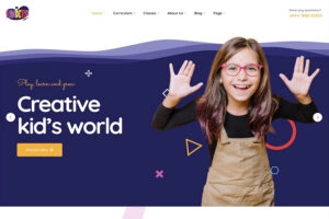 kindero kindergarten wordpress theme