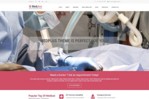 med plus free medical wordpress theme