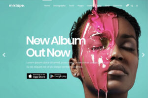 mixtape wordpress theme for musicians
