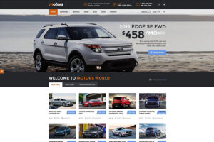 motors car dealer template wordpress