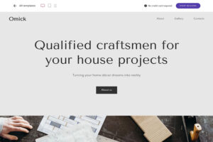 omick landscaping website design