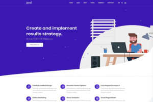 pixi professional wordpress theme