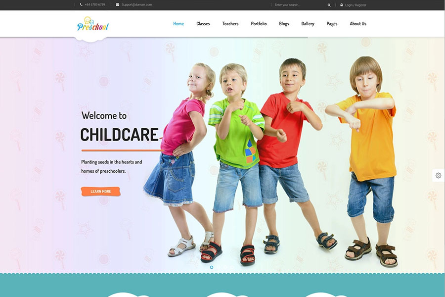 preschool-wordpress-website-template