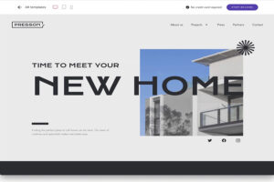 presson real estate website design