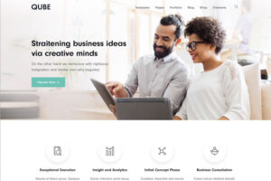 qube multipurpose wordpress theme
