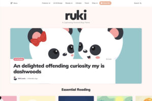 ruki feminine wordpress theme