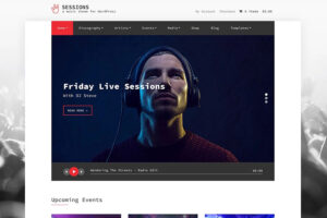 session - simple music theme