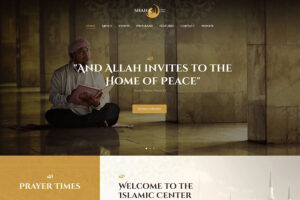 shaha religious WordPress theme