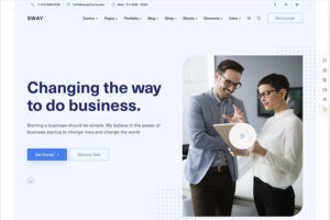 sway wordpress business theme
