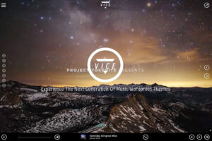vice fullscreen audio player