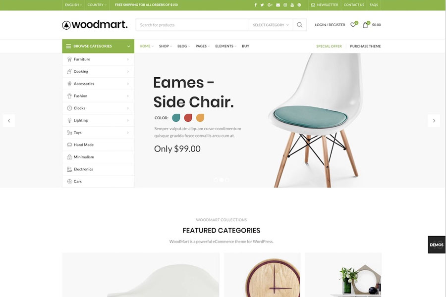 woodmarrt ecommerce wordpress theme