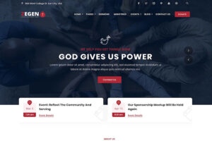 zegen church wordpress theme