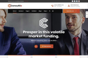 consultio insurance website template