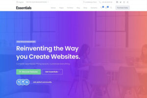 essentials wordpress theme