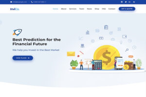invico insurance website template