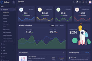 sofbox vuejs admin template
