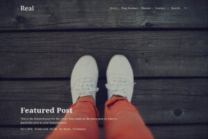 real - paid membership magazine style theme