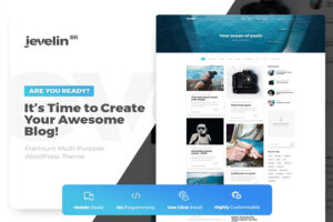 Jevelin - WordPress blog theme