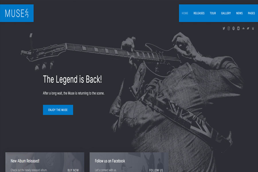 Muse accessible WordPress theme