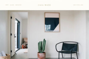 casa mami simple website example