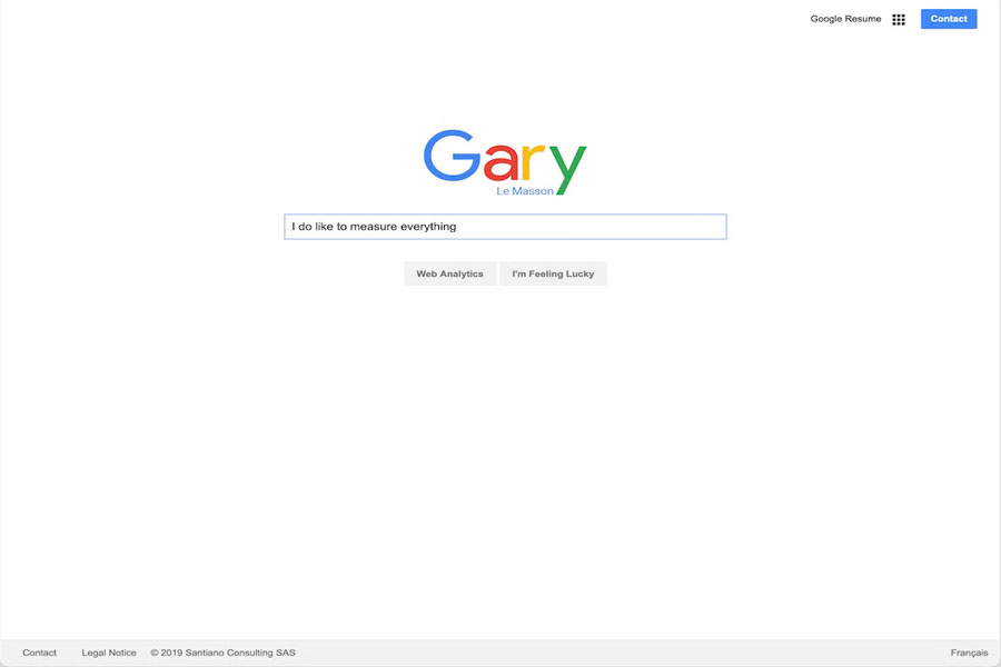 gary le masson resume website