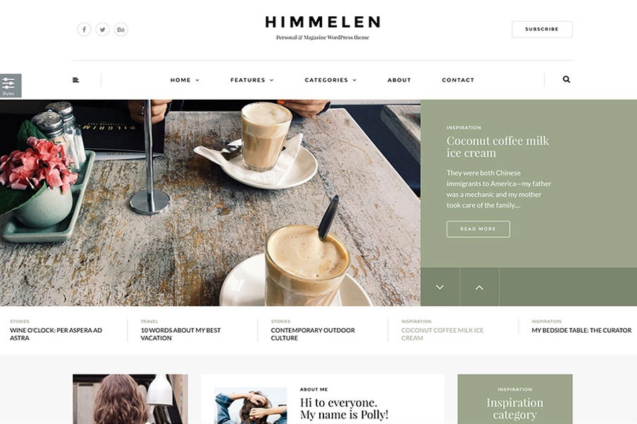 himmelen-simple-blog-wordpress-theme
