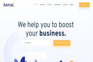 Aemal best wordpress themes for startups