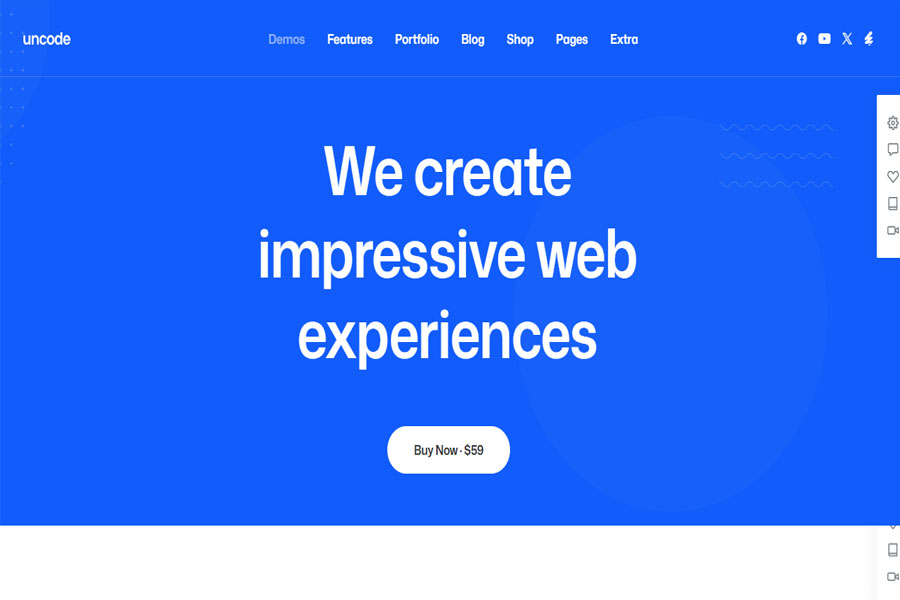 Creative digital agency WordPress theme