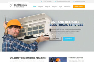 Electrician & Repairing - HTML