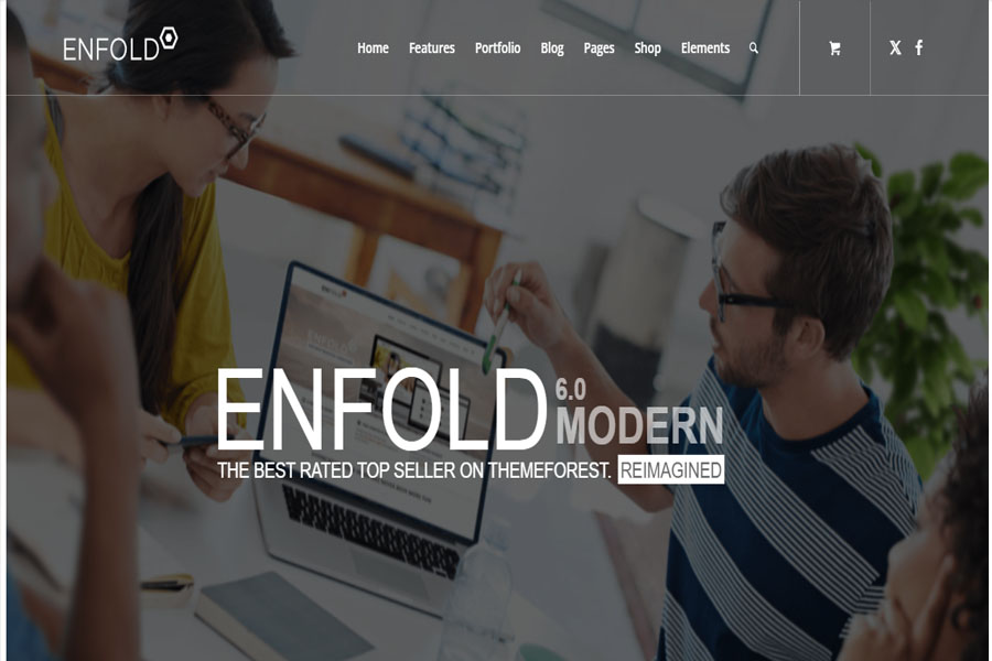 Enfold - very popular WordPress theme with a slider