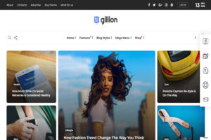 Gillion WordPress Themes With Slider