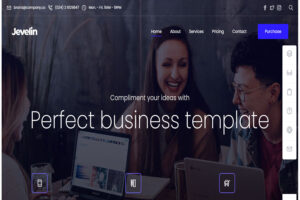 Jevelin - custom WordPress theme