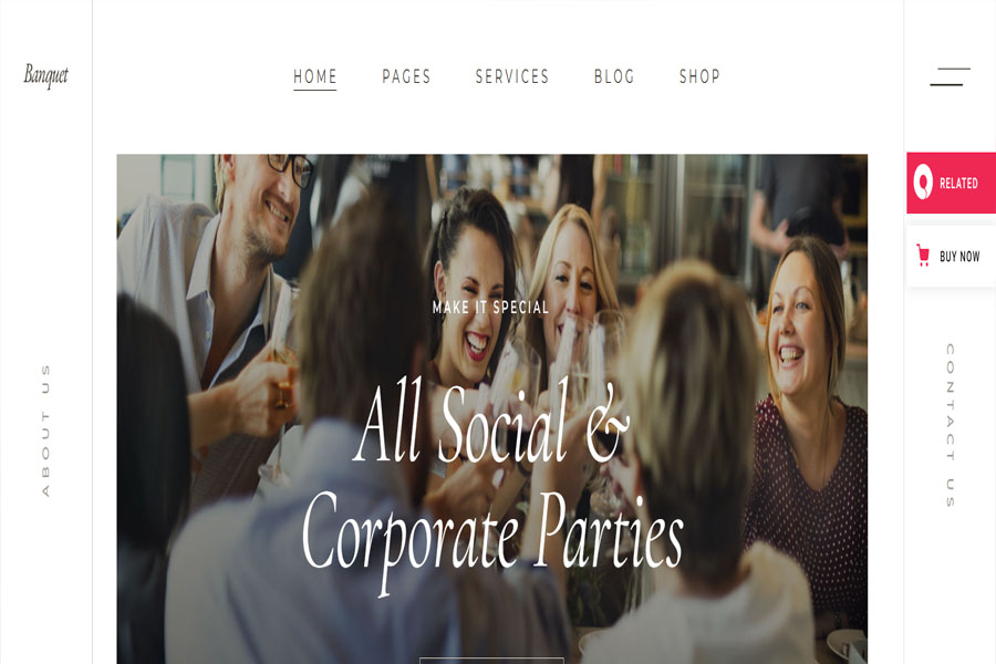 banquet wedding theme