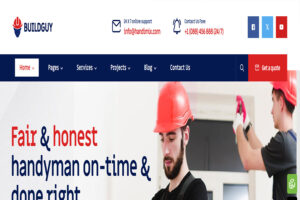 buildguy electrician wordpress theme