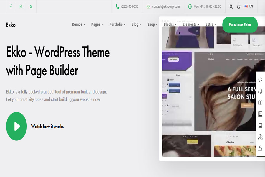 ekko - popular multipurpose theme
