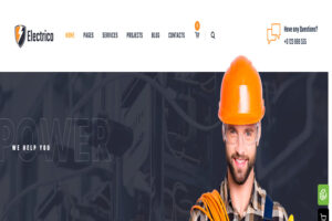 electrico electrician wordpress theme