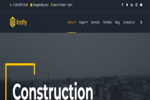 krafty electrician website template