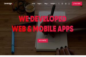 leverage creative agency wordpress theme