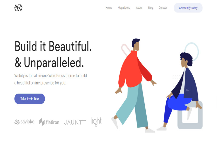 minimal digital agency web design