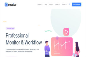 sassico creative agency wordpress theme