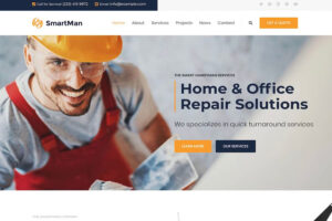 smartman electrician website template