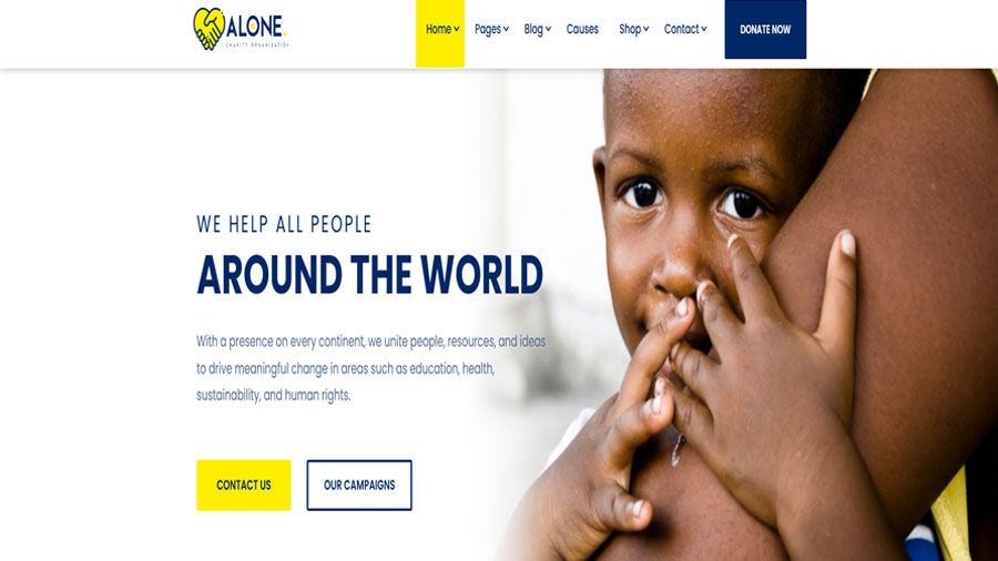 wordpress themes for non profit