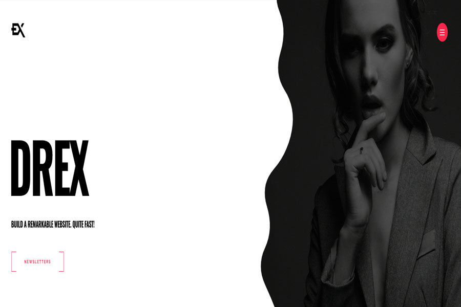 drex full screen wordpress-theme