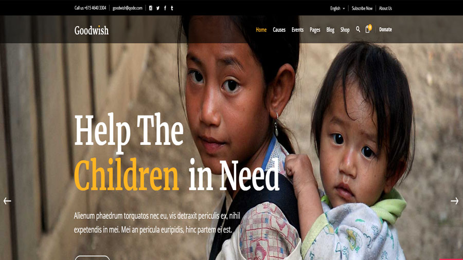 goodwish wordpress theme