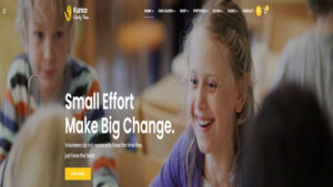 kunco wordpress theme for non profit charity organizations