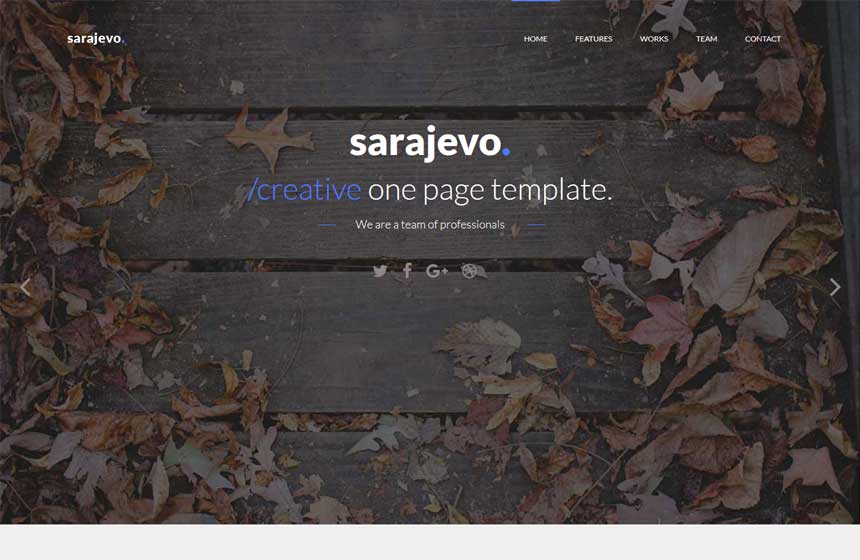 sarajevo-free html template